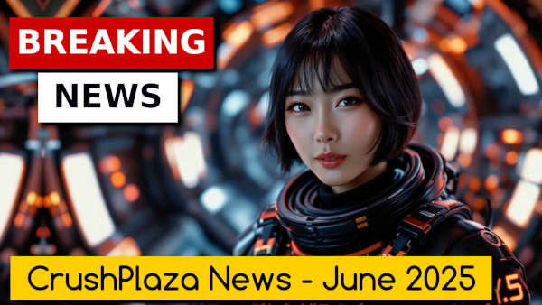 CrushPlaza News June 2025 Azuka in a space suit, CrushPlaza News June 2025